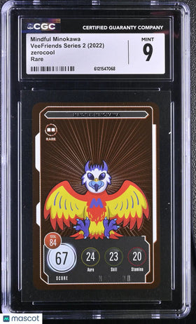 2022 Zerocool Veefriends Series 2 Mindful Minokawa Rare /500 CGC 9