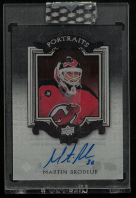 2023-24 Upper Deck Clear Cut Portraits Autograph Martin Brodeur Auto