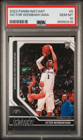 2023 Panini Instant Basketball Victor Wembanyama RC Rookie #5 PSA 10