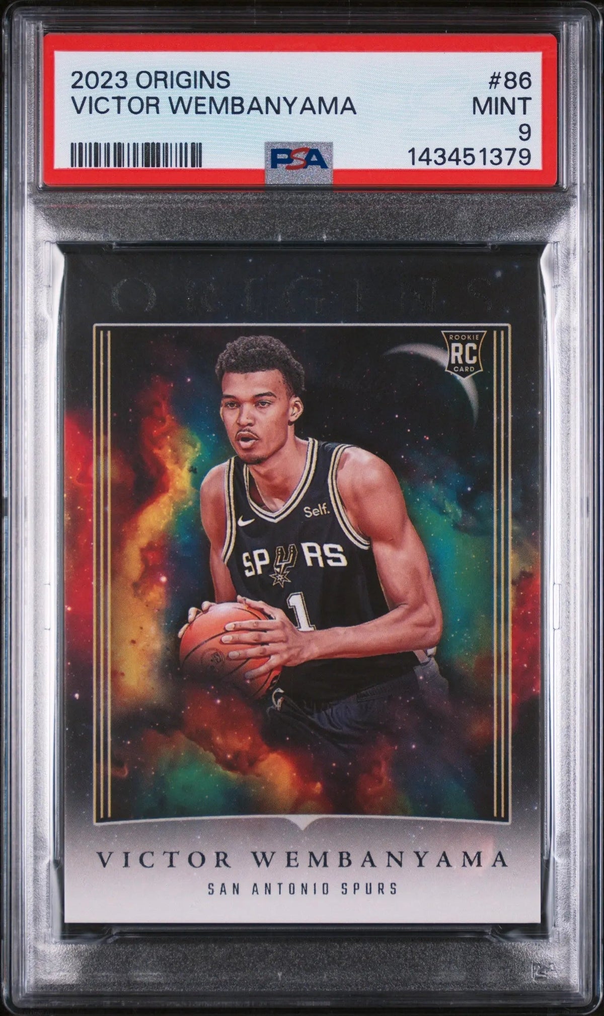 2023 Panini Origins Rookie Victor Wembanyama RC PSA 9