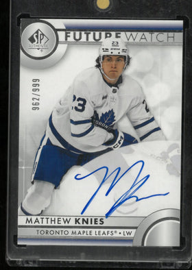 2023 Sp Authentic Future Watch Auto Matthew Knies /999