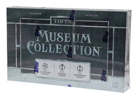 2024/25 Topps UEFA Club Competitions Museum Collection Soccer Hat-Trick Box