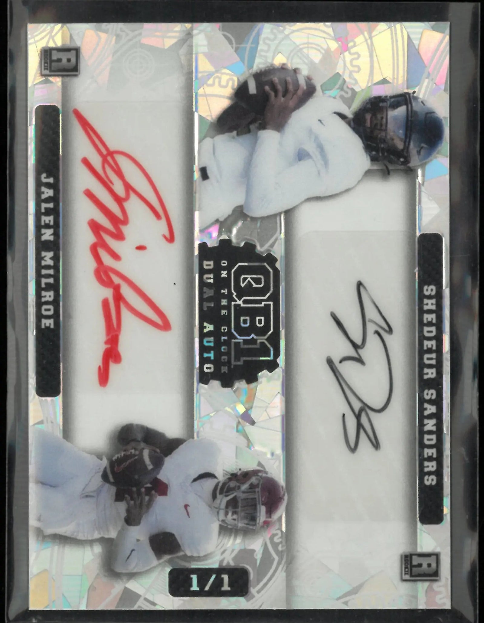 2024 Wild Card Shedeur Sanders/ Jalen Milroe Rookie Autographs 1/1