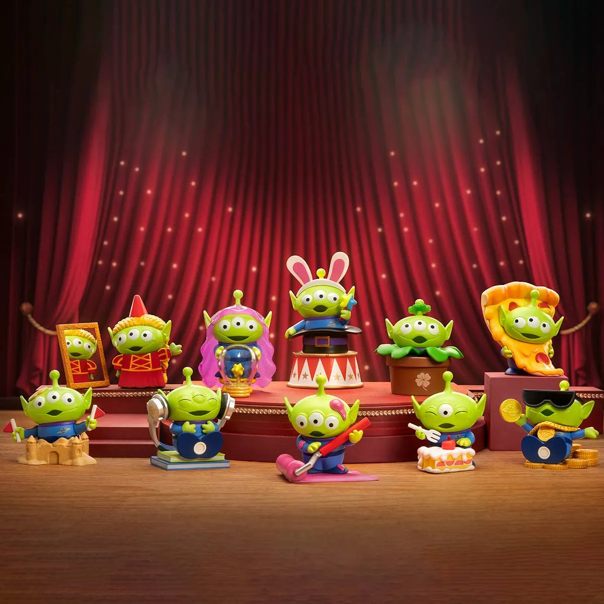 Pop Mart - SEALED SET OF 9 - Disney/Pixar Alien-Immersive Experience Series - No Duplicates - Chance of Secret Edition