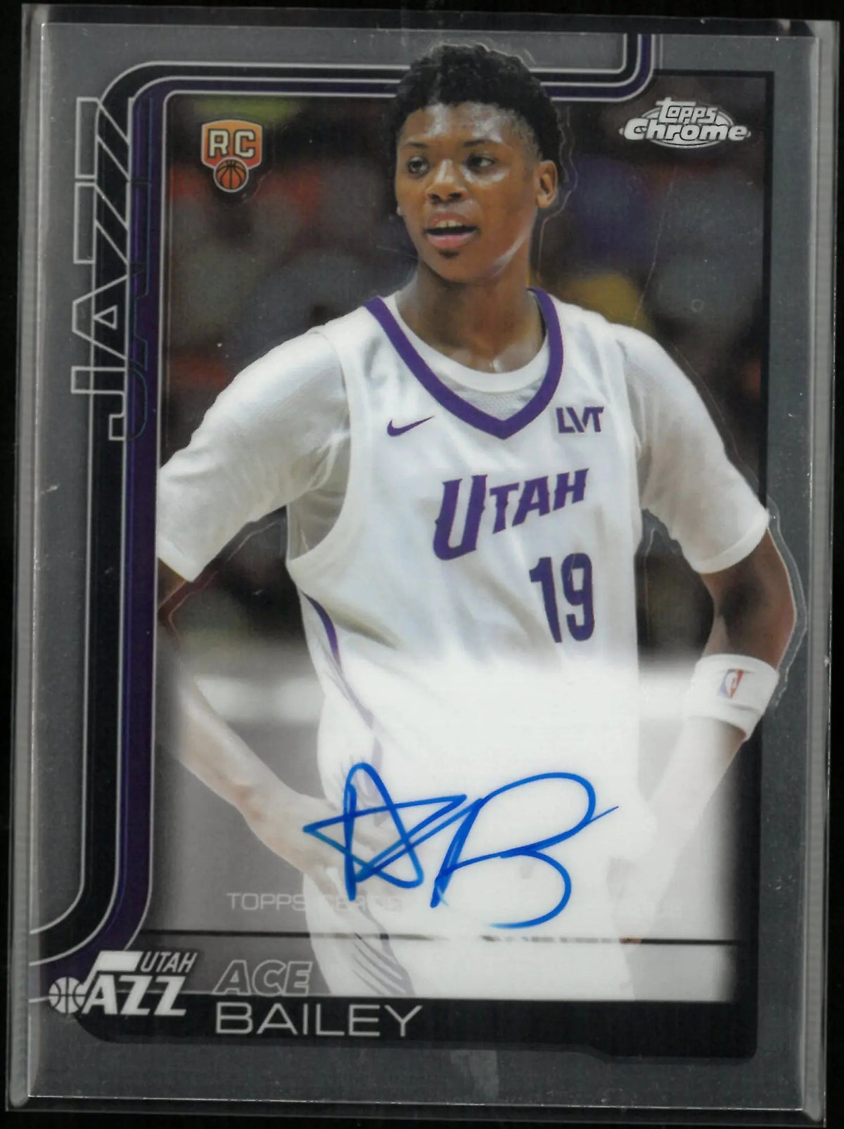 2025-26 Topps Chrome Basketball Autograph Ace Bailey Auto RC