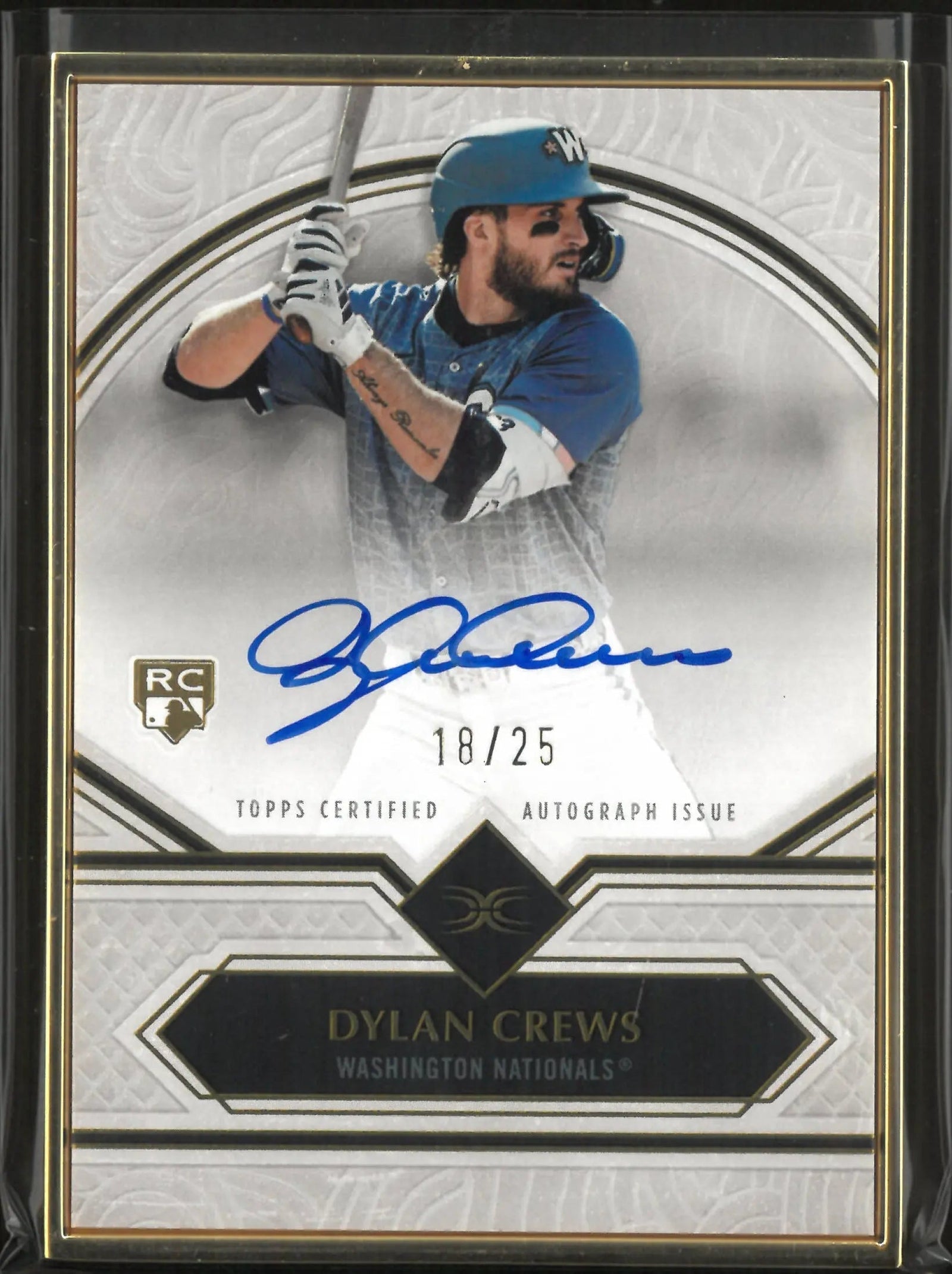 2025 Topps Definitive Collection Baseball Framed Auto Rookie Dylan Crews /25