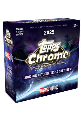 2025 Topps Marvel Studios Chrome® Sapphire Hobby Box