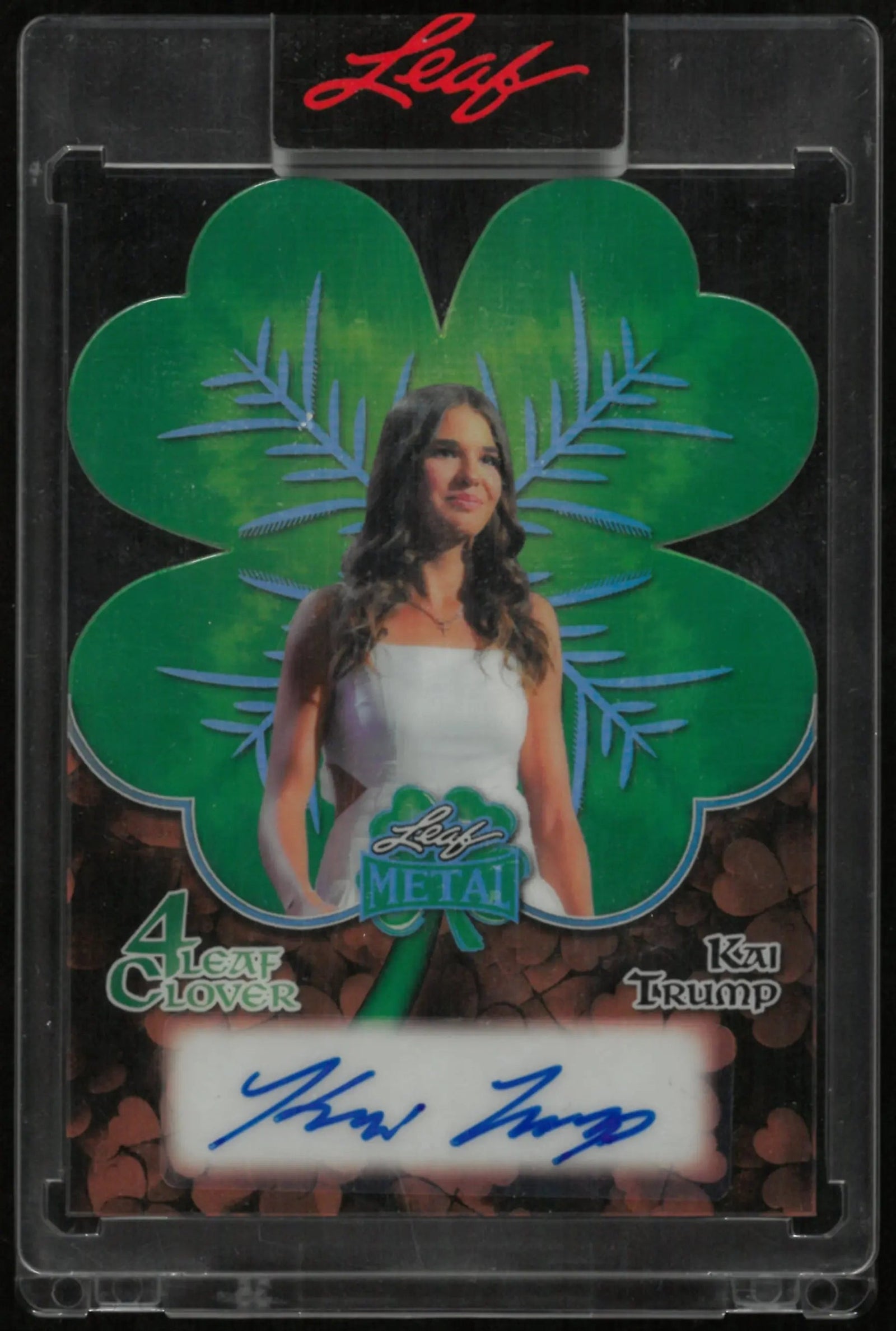 2026 Leaf Metal 4 Leaf Clover Auto Kai Trump /4