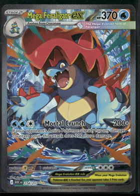 2026 Pokemon Ascended Heroes Special Illustration Rare Mega Feraligatr ex 274/217