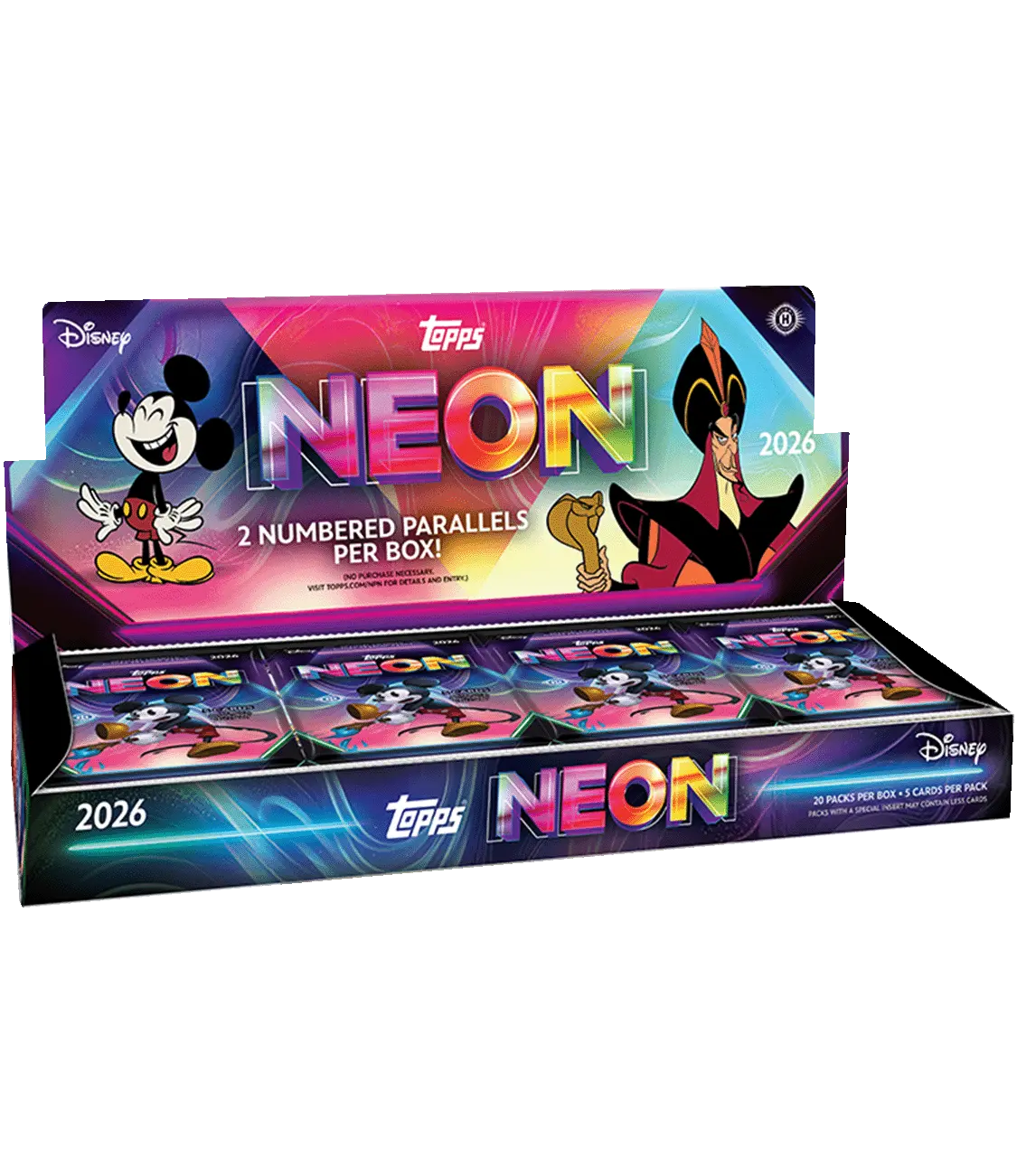 2026 Topps Disney Neon Hobby Box