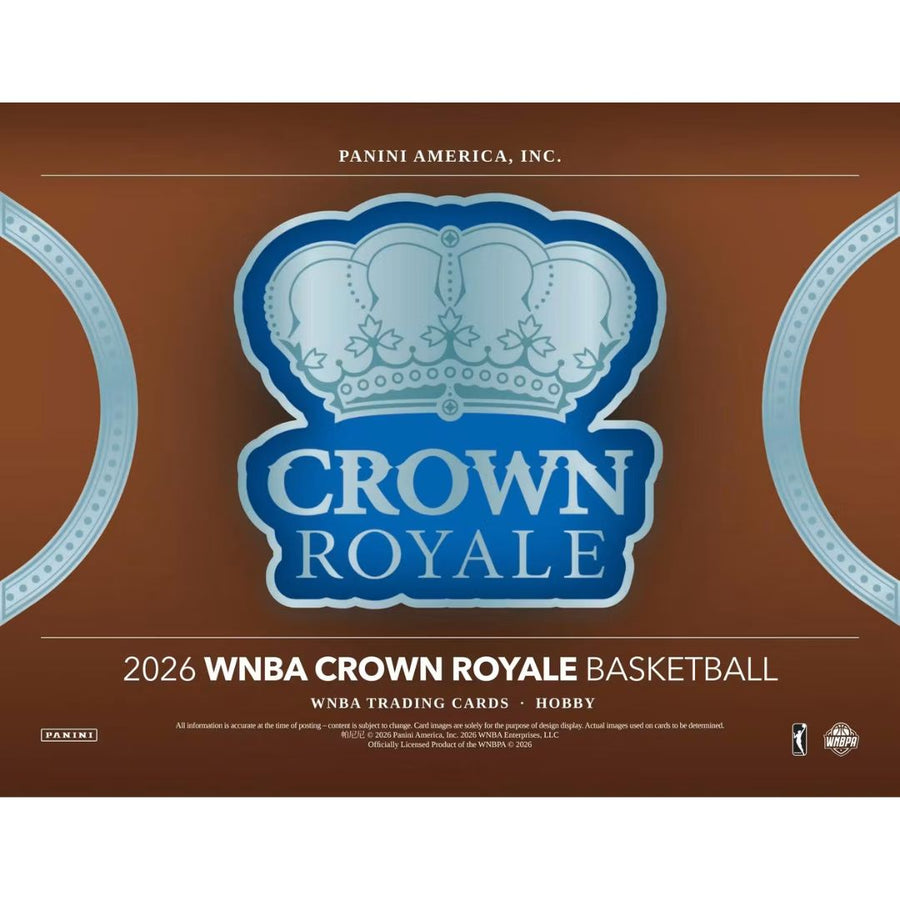 2026 Panini Crown Royale WNBA Basketball Hobby 16 Box Case