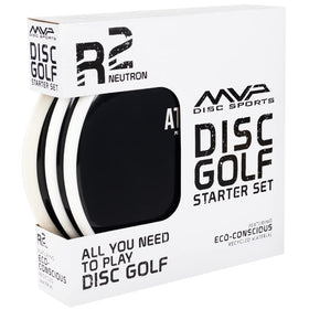 MVP Disc Sports 3-Disc R2 Neutron Disc Golf Starter Set (Colors and Models May Vary)