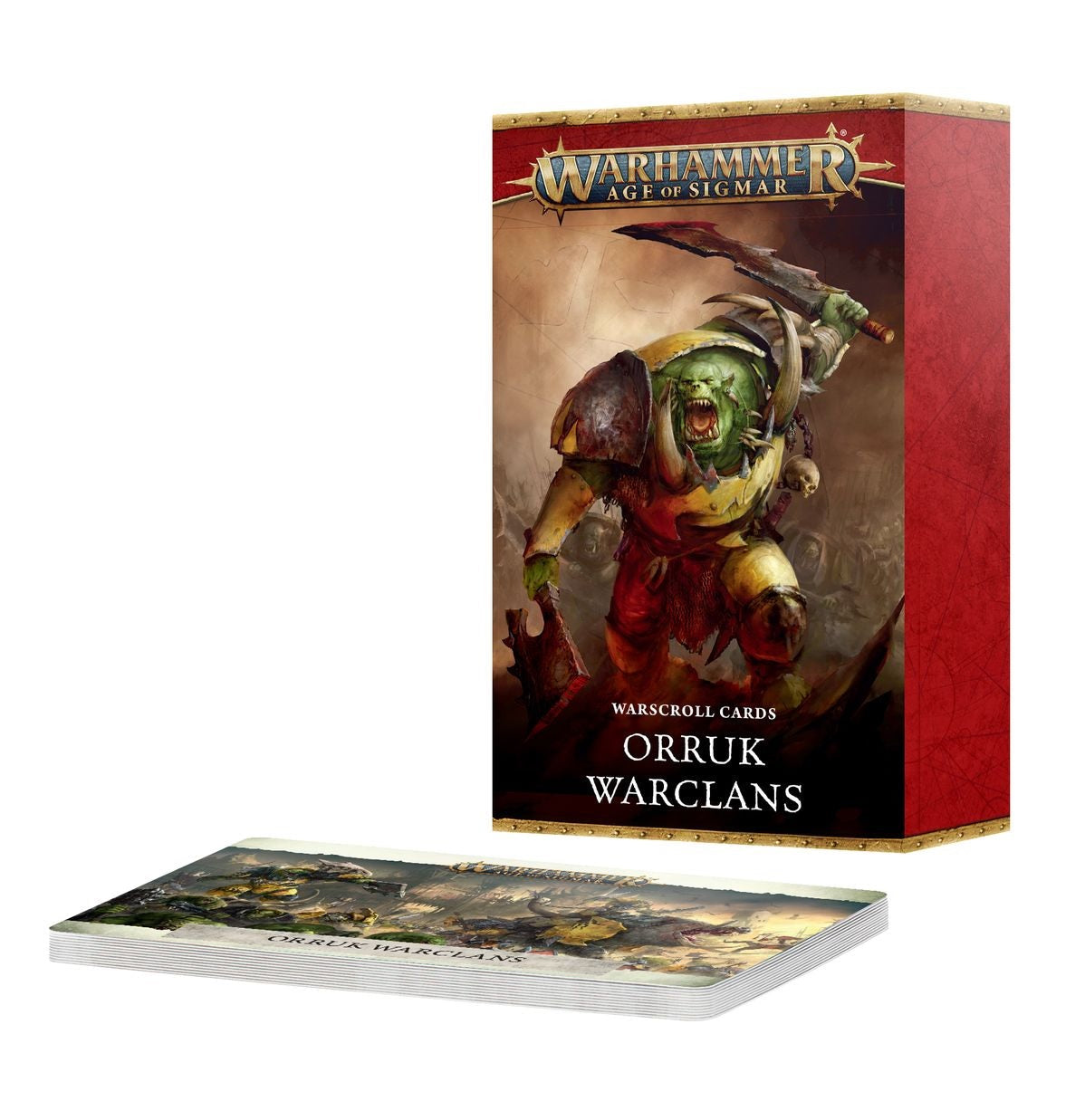 Warhammer Age of Sigmas Warscroll Cards Orruk Warclans