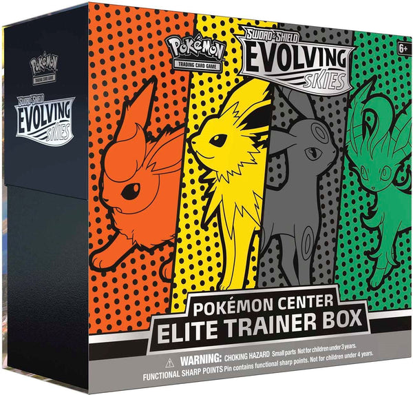 Pokemon TCG: Evolving Skies Pokemon Center Elite Trainer Box [Jolteon/Flareon/Umbreon/Leafeon] (Exclusive)
