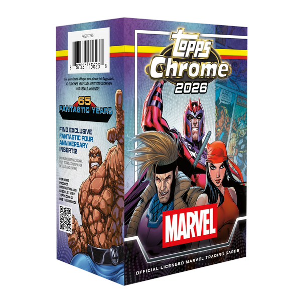 2026 Topps Marvel Comics Chrome Blaster 40 Box Case