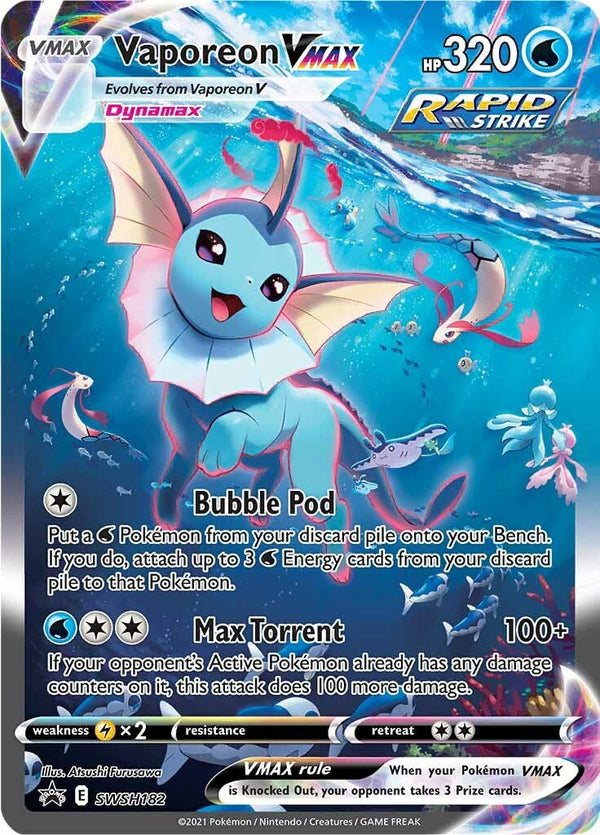 Vaporeon VMAX - SWSH182 - SWSH182 - (SWSH: Sword & Shield Promo Cards)