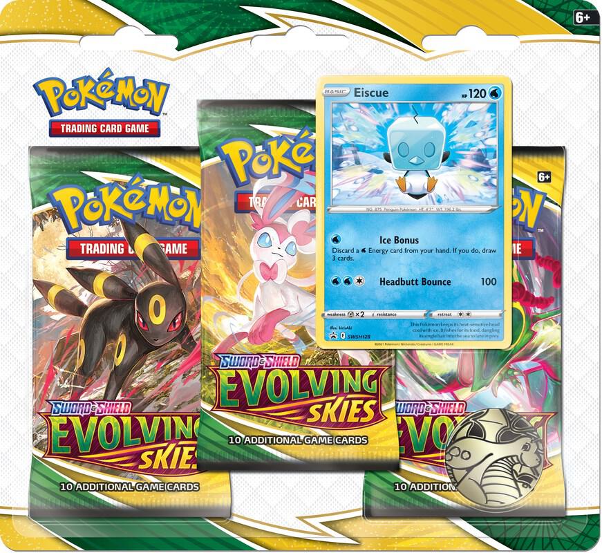 Evolving Skies 3 Pack Blister [Eiscue]