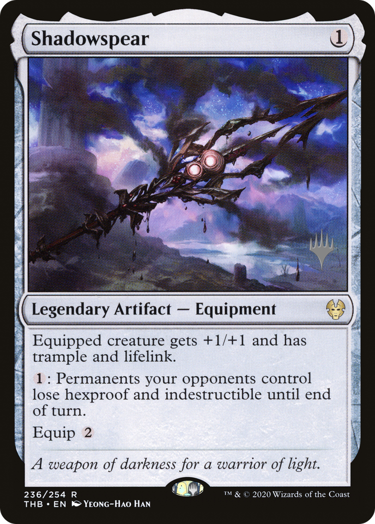 Shadowspear (PPTHB-236) - Theros Beyond Death Promos Foil