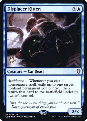 Displacer Kitten (PRE-63S) - Battle for Baldur's Gate Promos Foil