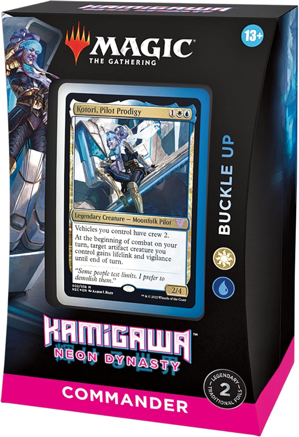 Magic The Gathering Kamigawa Neon Dynasty Commander Deck Buckle Up