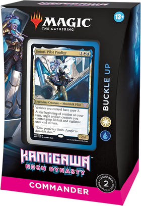 Magic The Gathering Kamigawa Neon Dynasty Commander Deck Buckle Up