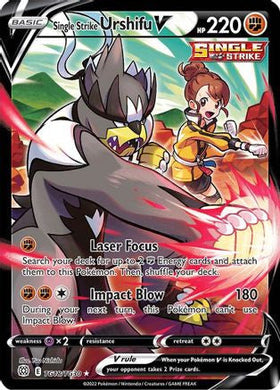 Single Strike Urshifu V Tg18 30 Brilliant Stars Trainer Gallery Holofoil