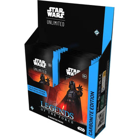 Star Wars Unlimited Legends of the Force Carbonite Booster Pack Display