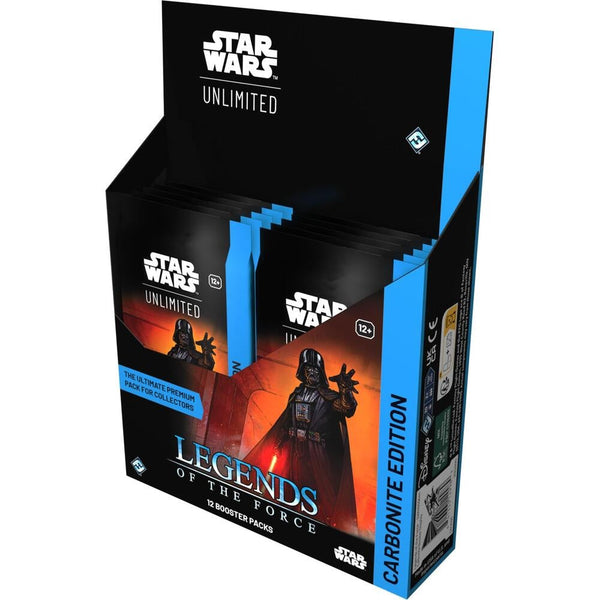 Star Wars Unlimited Legends of the Force Carbonite Booster Pack Display