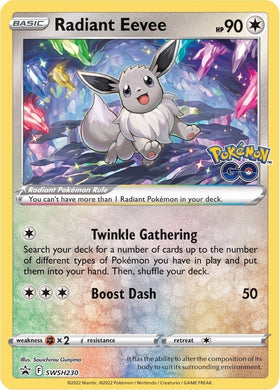Radiant Eevee - SWSH230 - (SWSH: Sword & Shield Promo Cards)