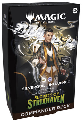 Magic the Gathering SOS Secrets of Strixhaven Commander Deck Silverquill Influence