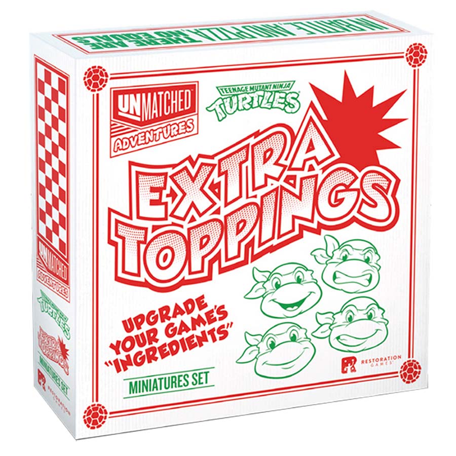 Unmatched Adventures Teenage Mutant Ninja Turtles Extra Toppings Miniatures Pack