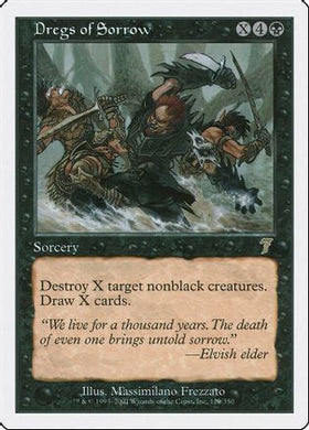 Dregs of Sorrow (7ED-129) - 7th Edition Foil