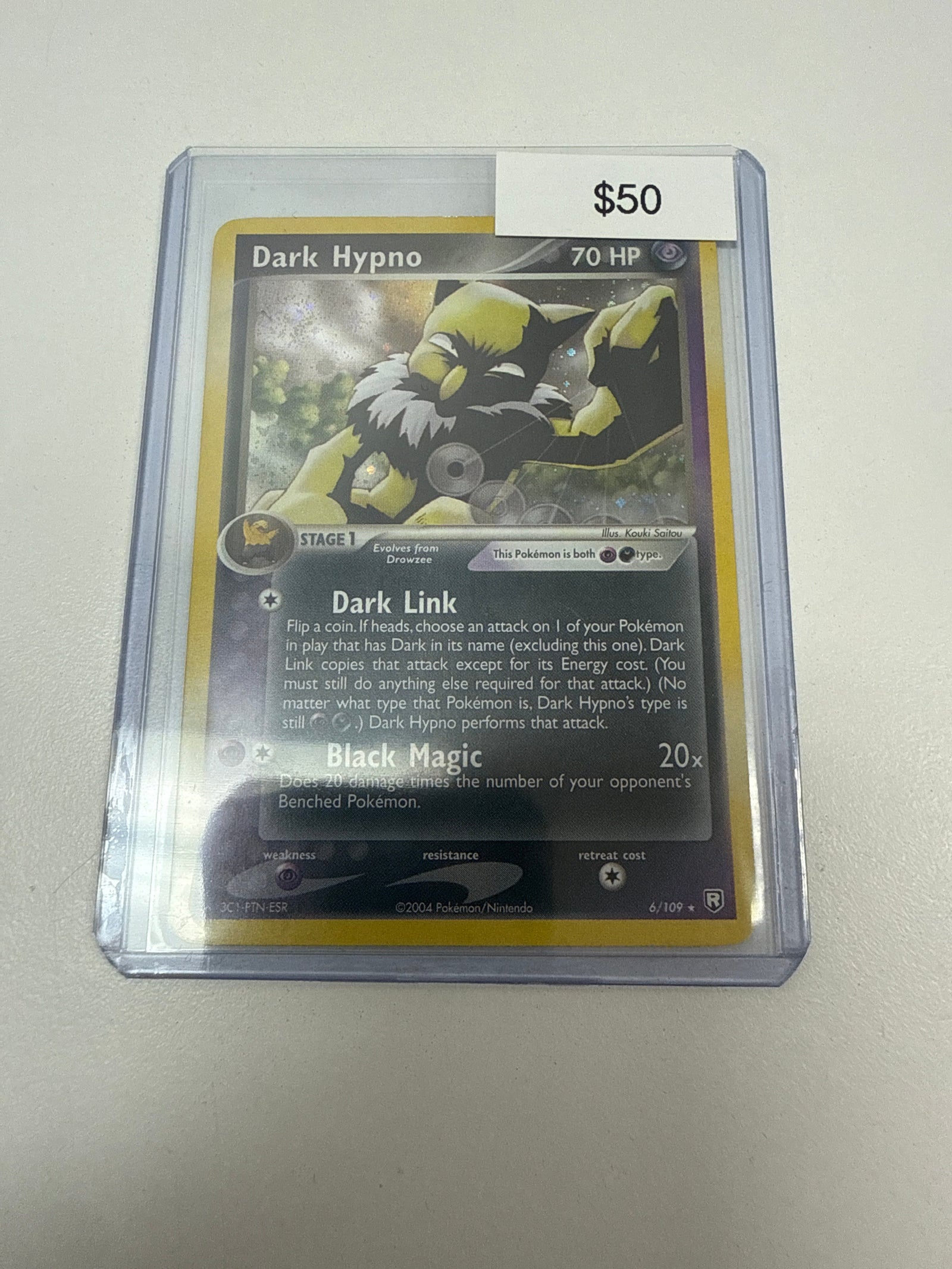 Pokemon Dark Hypno Holo #6/109