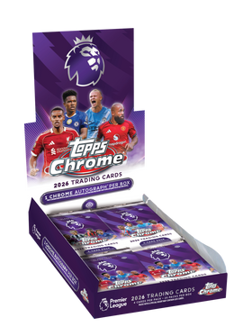 2026 Topps Chrome Premier League Soccer Hobby Box