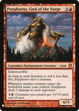 Purphoros, God of the Forge (LIST-THS-135) - The List: (enchantment)