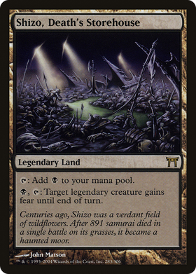 Shizo, Death's Storehouse (CHK-283) - Champions of Kamigawa