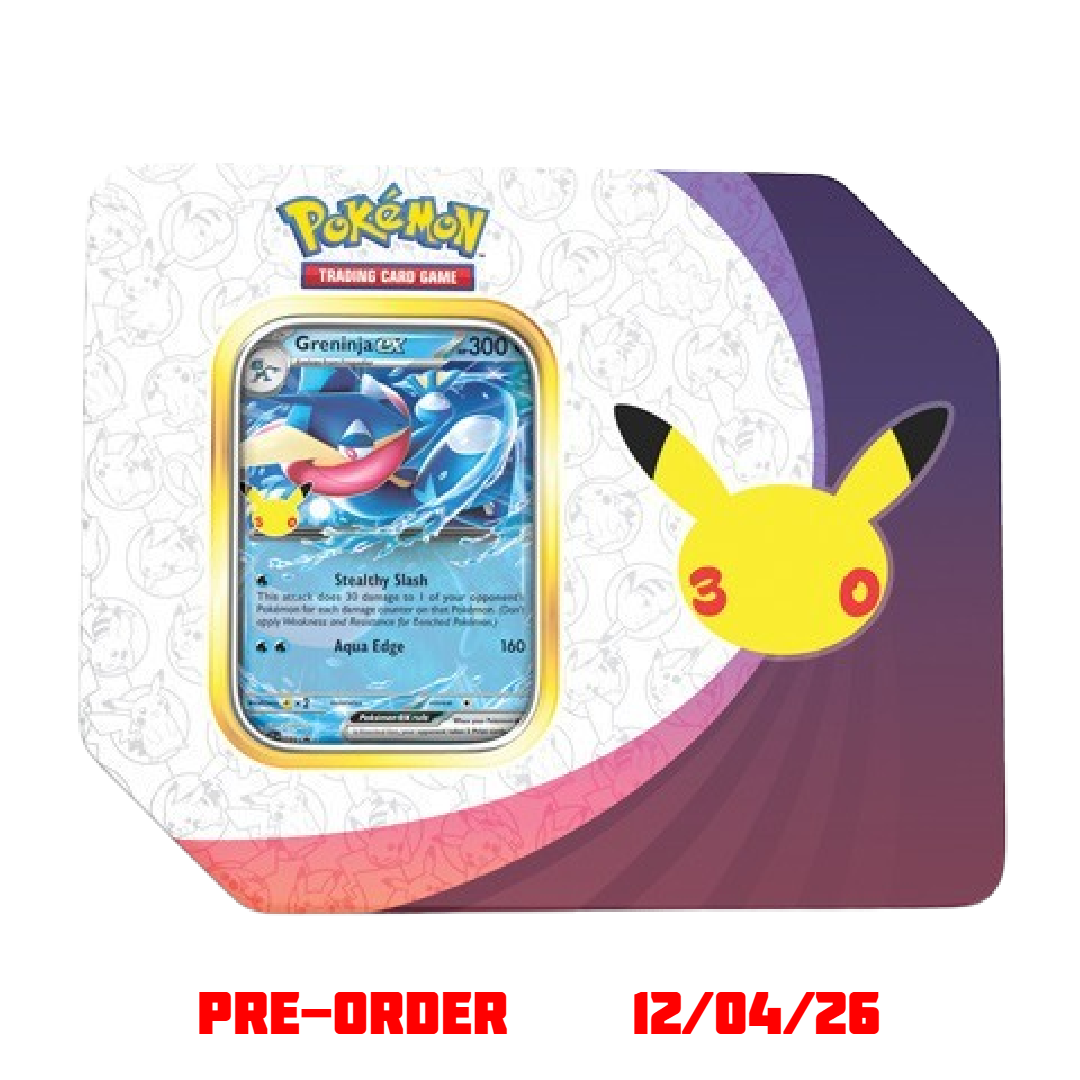 Pokémon 30th Celebration ex Tin - Greninja