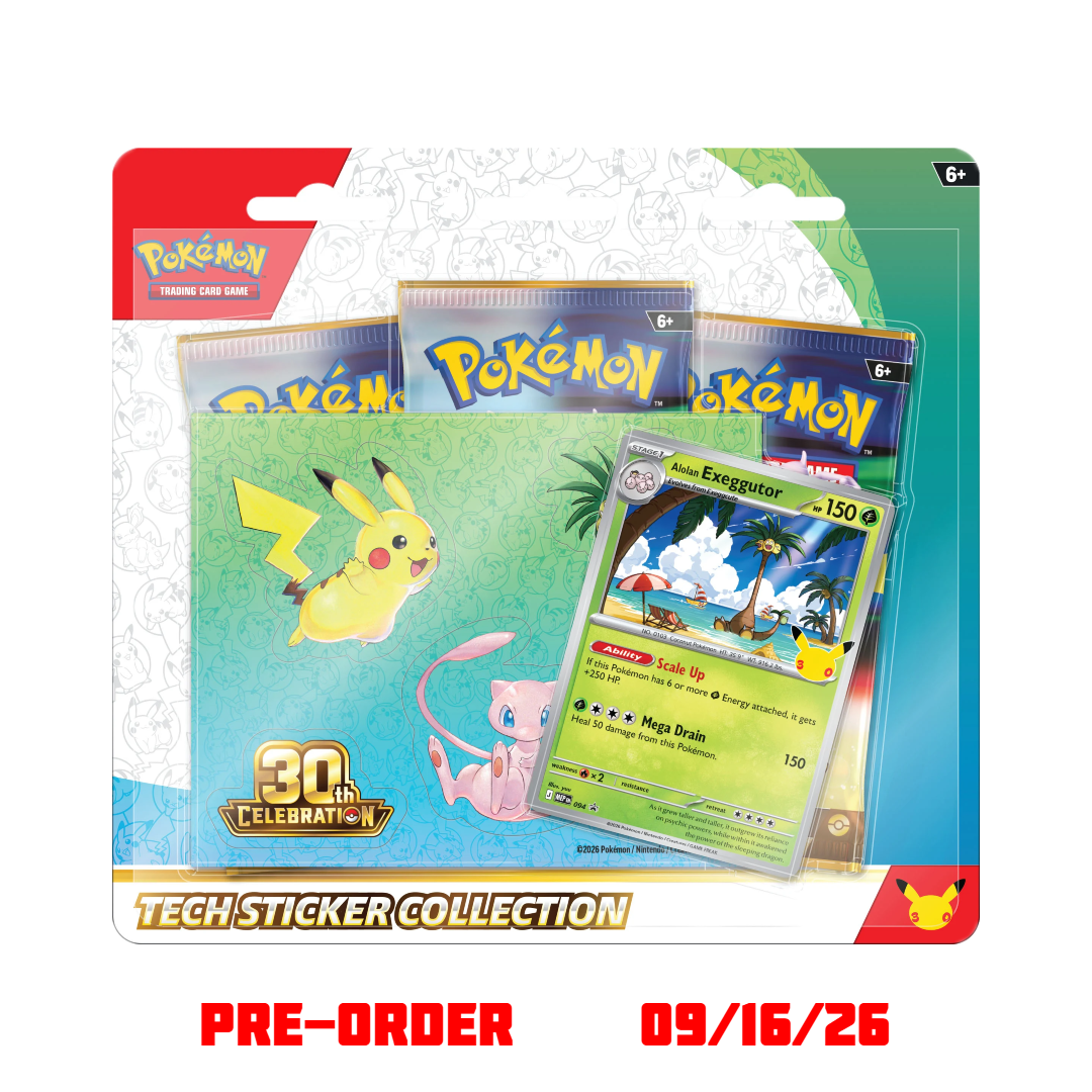 Pokémon 30th Celebration Tech Sticker Collection (Alolan Exeggutor)