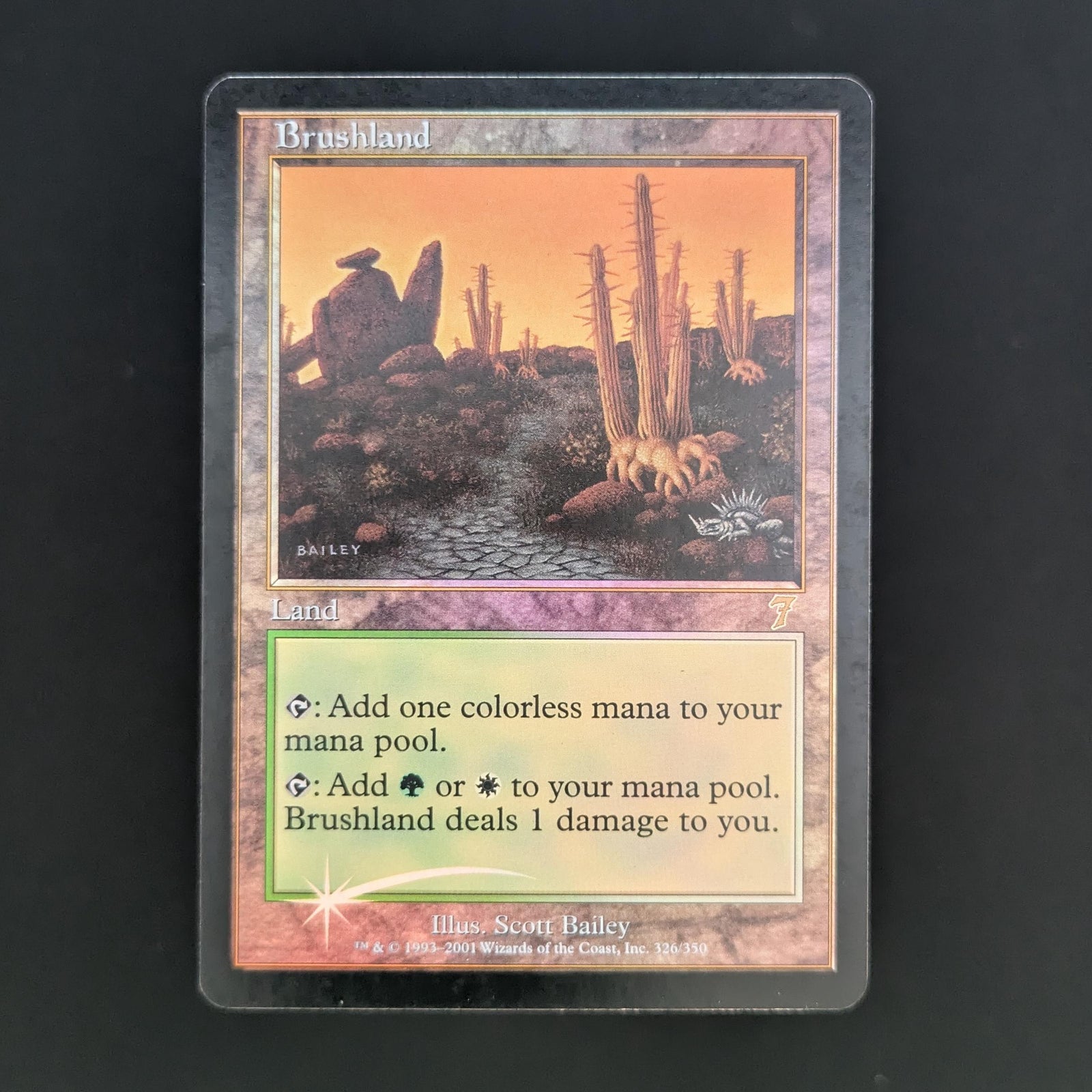 [FOIL] Brushland - Seventh Edition - English - GD