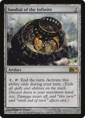 Sundial of the Infinite (M12-218) - Magic 2012 Foil