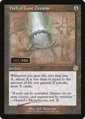 Well of Lost Dreams (BRR-125Z) - The Brothers' War Retro Artifacts Foil