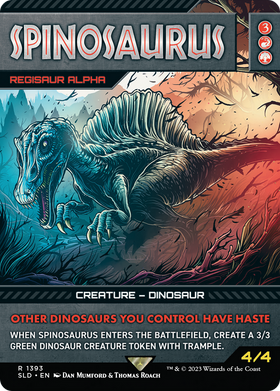 Regisaur Alpha (SLD-1393) - Secret Lair Drop / Spinosaurus (Borderless)