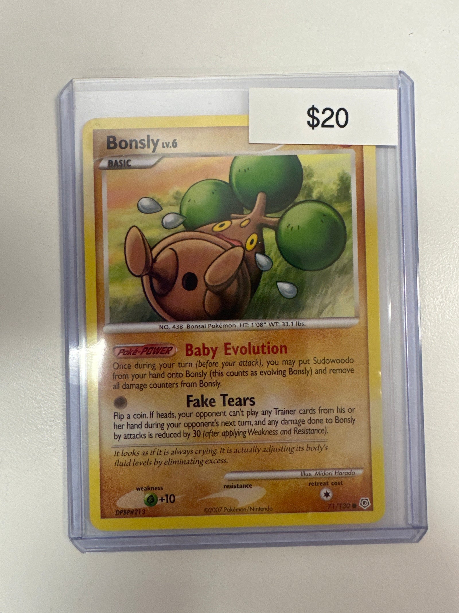 Pokemon Bonsly 71/130