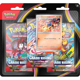 Pokemon Tcg: Mega Evolution Chaos Rising (Me04) Three-Booster Blister