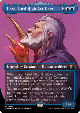 Urza, Lord High Artificer (CMM-1060) - Commander Masters (Borderless) Foil