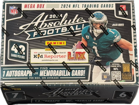2024 Panini Absolute Football Hobby Mega Box