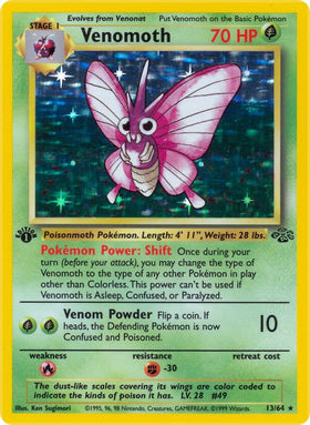 Venomoth (13) - 13/64 - (Jungle)