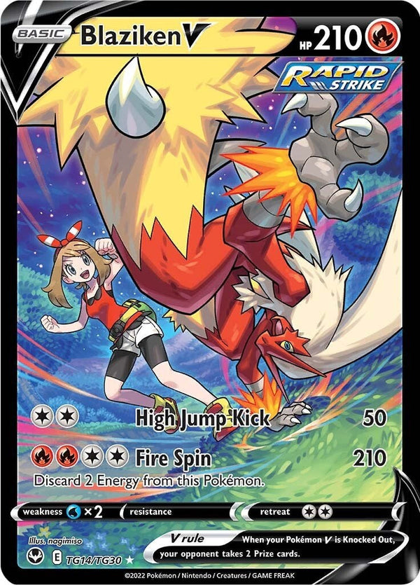 Blaziken V - TG14/TG30 - (SWSH12: Silver Tempest Trainer Gallery)