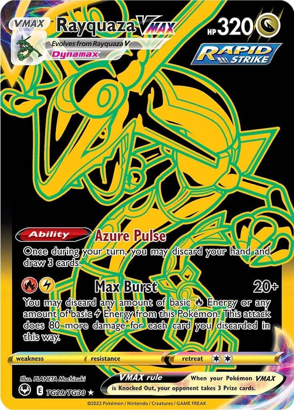 Rayquaza VMAX (Secret) - TG29/TG30 - (SWSH12: Silver Tempest Trainer Gallery)