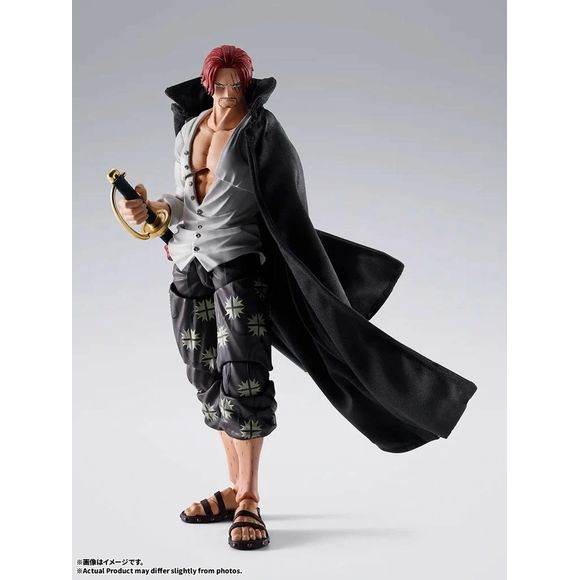 (PRE-ORDER: FEB 2027) Tamashii Nations S.H.Figuarts One Piece Shanks -Marineford- Action Figure